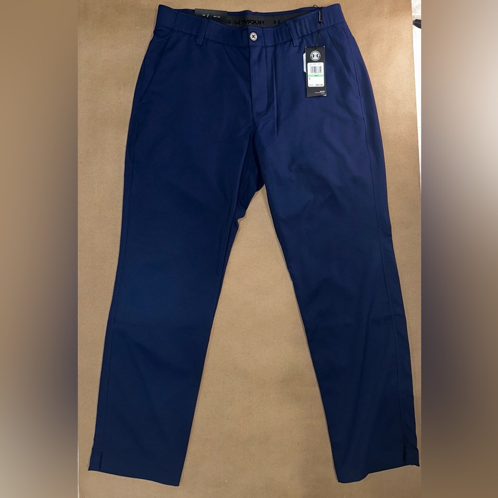 🏌️‍♂️Under Armour Golf Pants – NWT – Size 34/30 – Academy Blue